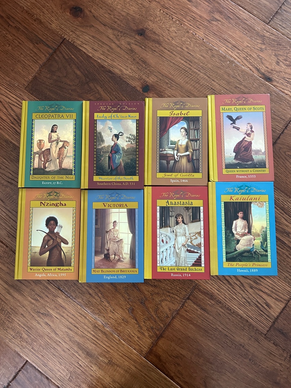 Royal Diaries Series (Set of 8 Books) - Hardcover Kids Historical Fiction